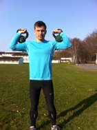Lunges med skulderpres 1