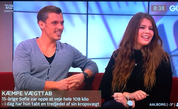 Sofies vægttan i Go' morgen Danmark