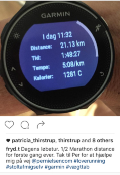 Fryds halvmaraton tid